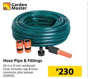 Garden Master Hose Pipe & Fittings 20m x 12mm