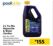 Pool Brite Tru Blu Algaecide & Water Clarifier-2L