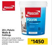 Plascon Polvin Walls & Ceilings-20L