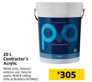 Contractor's Acrylic PVA-20L