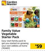 Garden Master Family Value Vegetable Starter Pack
