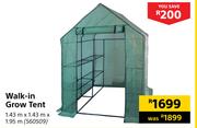 Addis Walk In Grow Tent-1.43m x 1.43m x 1.95m