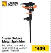 Garden Master 1 Way Deluxe Metal Sprinkler