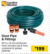 Garden Master Hose & Pipe & Fittings-20m x 12mm