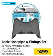 Cellfast Basic Hosepipe & Fittings Set 20m x 12mm
