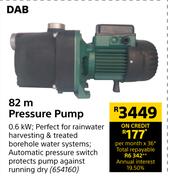 DAB 82m Pressure Pump