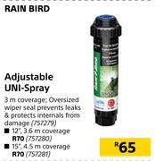 Rain Bird Adjustable UNI Spray 3m Coverage