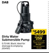 DAB Dirty Water Submersible Pump