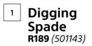 Builders Digging Spade