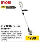 Ryobi 18V Battery Line Trimmer