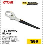 Ryobi 18V Battery Blower