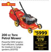 Wolf Garden 200cc Torx Petrol Mower
