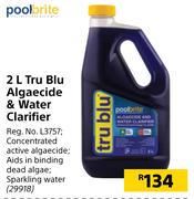 Pool Brite 2L Tru Blu Algaecide & Water Clarifier