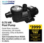 Blue Chem 0.75KW Pool Pump