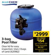 Blue Chem 3 Bag Pool Filter