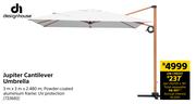 Design House Jupiter Cantilever Umbrella-3m x 3m x 2480m
