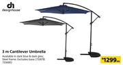 Design House 3m Cantilever Umbrella-Each