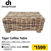 Design House Tiger Coffee Table-800mm x 500mm x 350mm
