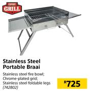 Expert Grill Stainless Steel Portable Braai