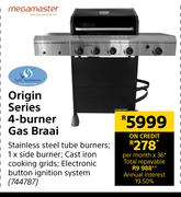 Megamaster Origin Series 4 Burner Gas Braai