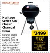 Megamaster Heritage Series 570 Classic Charcoal Braai