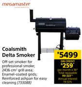 Megamaster Coalsmith Delta Smoker