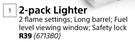 Megamaster 2 Pack Lighter