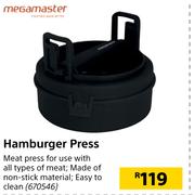 Megamaster Hamburger Press