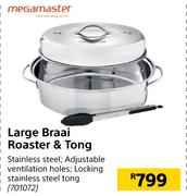 Megamaster Large Braai Roaster & Tong