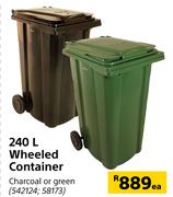 240L Wheeled Container-Each