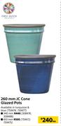 260mm JC Cone Glazed Pots-Each