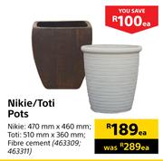Nikie/ Toti Pots-Each
