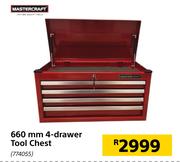 Mastercraft 660 mm 4 Drawer Tool Chest 