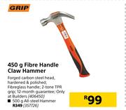 Grip 450g Fibre Handle Claw Hammer