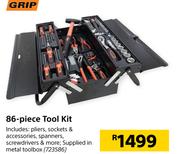 Grip 86 Piece Tool Kit