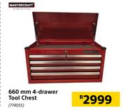 Mastercraft 660mm 4 Drawer Tool Chest