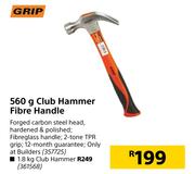 Grip 1.8Kg Club Hammer Fibre Handle