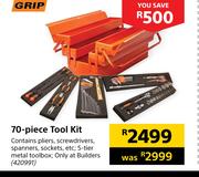 Grip 70 Piece Tool Kit