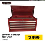 Mastercraft 660mm 4 Drawer Tool Chest 