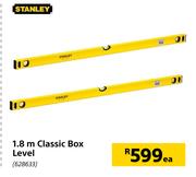 Stanley 1.8m Classic Box Level-Each