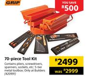 Grip 70 Piece Tool Kit