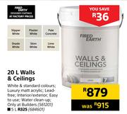 Fired Earth Walls & Ceilings-20L