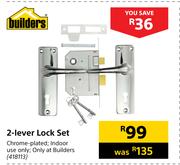 Builders 2 Lever Lock Set