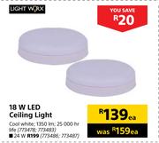 Lightworx 24W LED Ceiling Light-Each