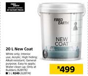 Fired Earth New Coat-20L