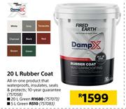 Fired Earth Damp-X Rubber Coat-20L