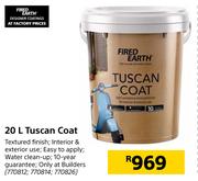 Fired Earth Tuscan Coat-20L