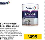 Duram Water Based Semi Gloss Enamel-1L