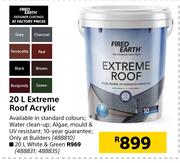 Fired Earth Extreme Roof Acrylic-20L