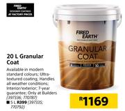 Fired Earth Granular Coat-5L